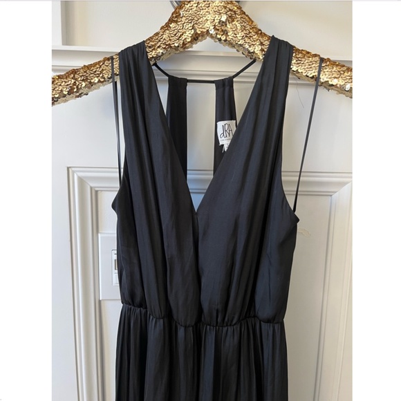 Anthropologie dra Los Angeles Womens Maxi Dress Black Sleeveless Open Back S NWT - Picture 3 of 9